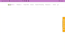 Tablet Screenshot of dailyradiobible.com